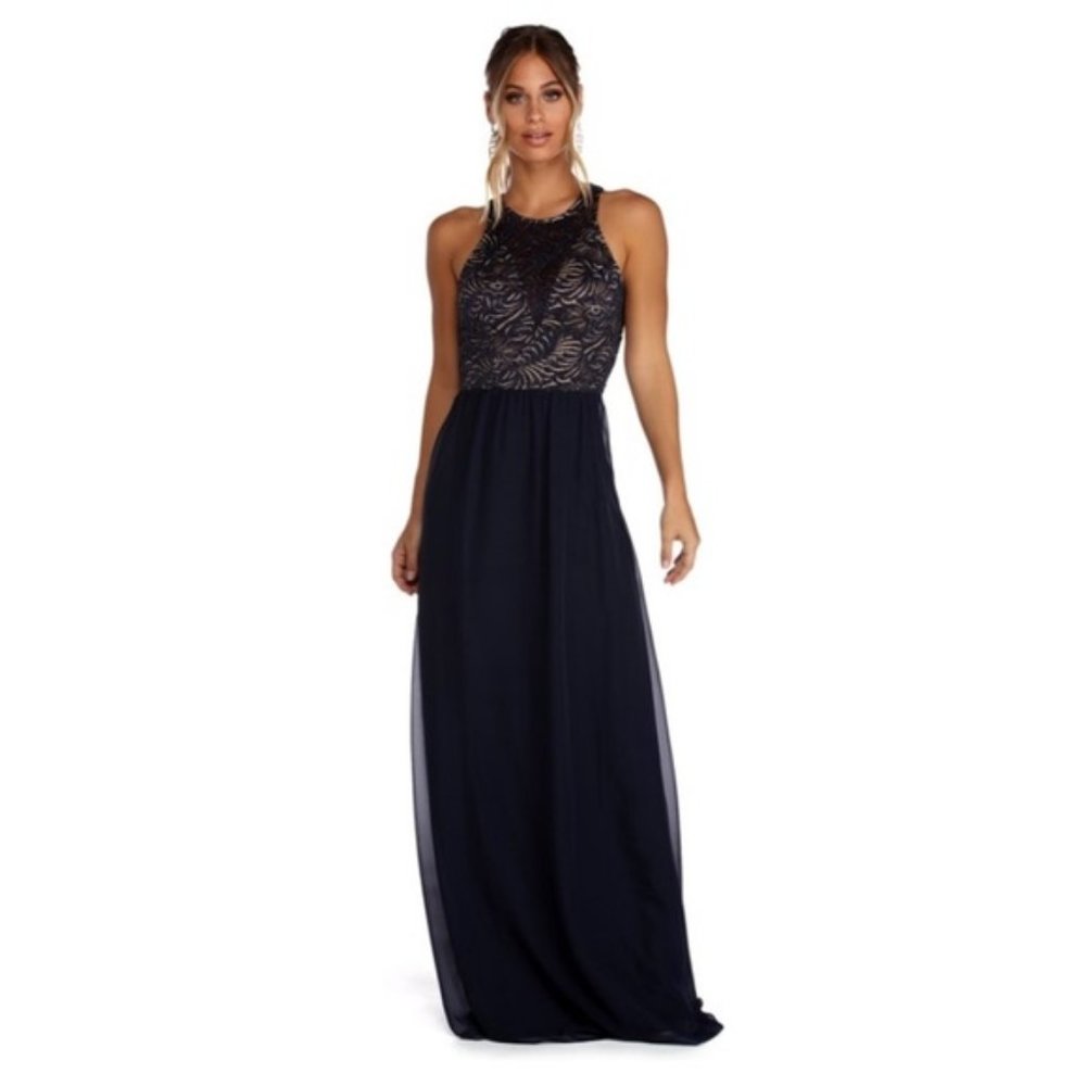Windsor Formal Blue Dress
